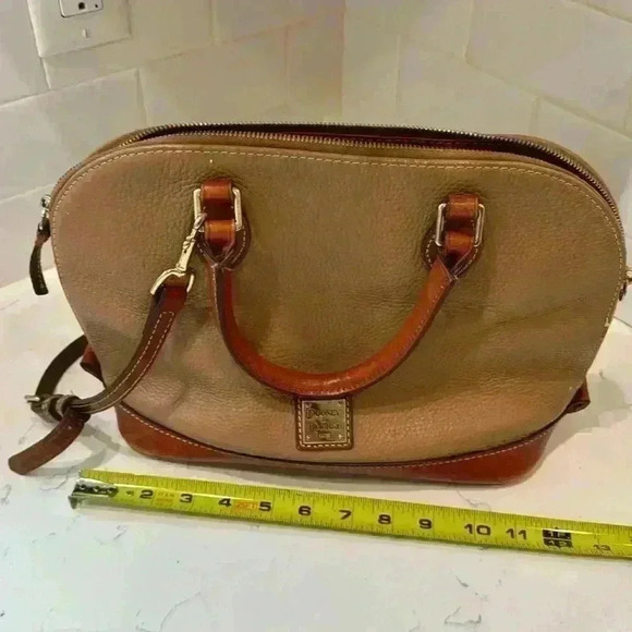 DOONEY & BOURKE Pebbled Grain Zip Zip Satchel Pre-Owned - Picture 8 of 16